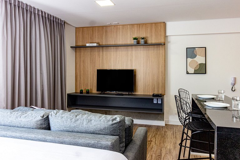 Studio Premium com varanda