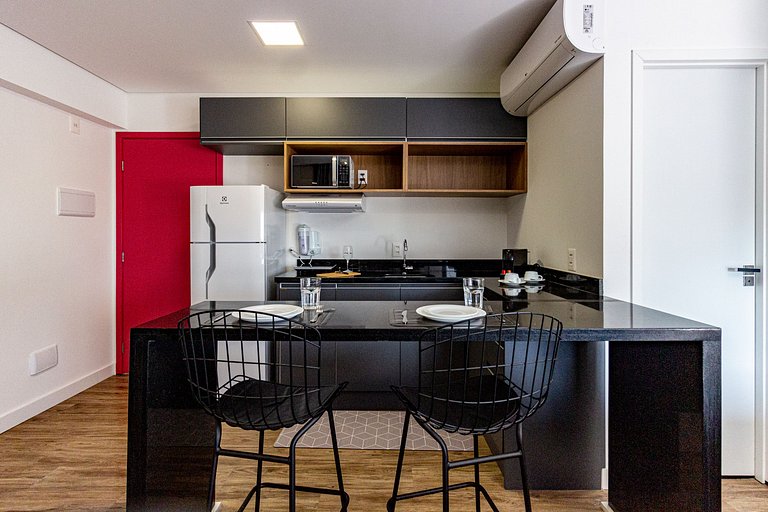 Studio Premium com varanda