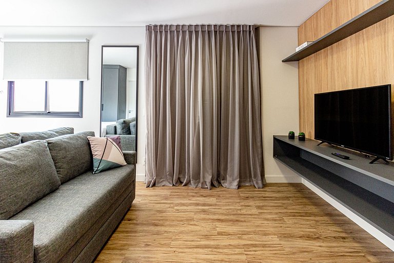 Studio Premium com varanda