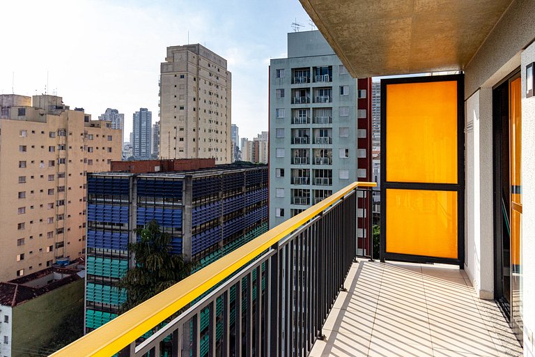 Studio Premium com varanda