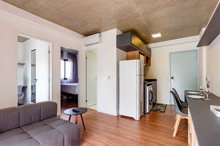 Apartamento Premium 02 quartos cama casal+solteiro com varan