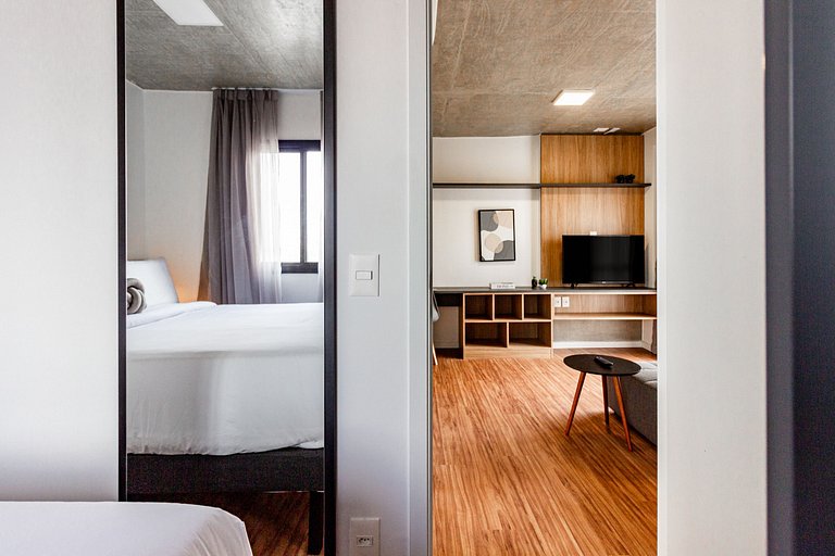 Apartamento Premium 02 quartos cama casal+solteiro com varan