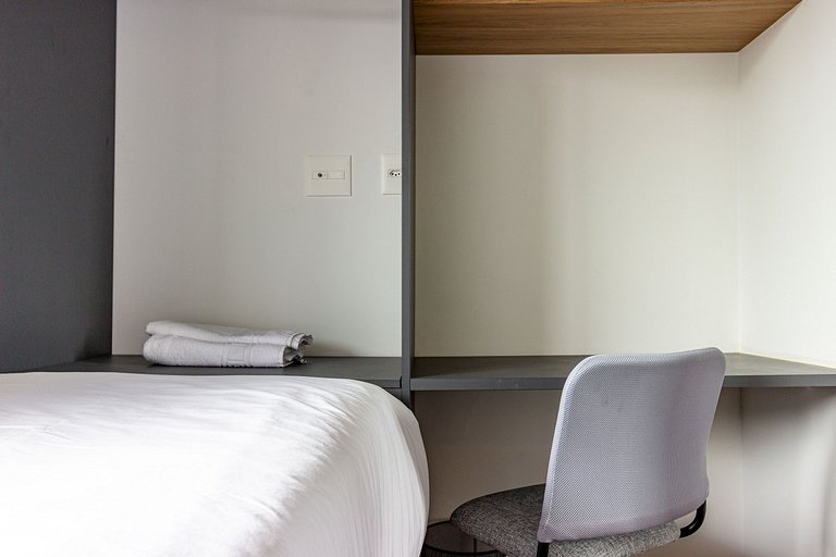 Apartamento Premium 02 quartos cama casal+solteiro com varan