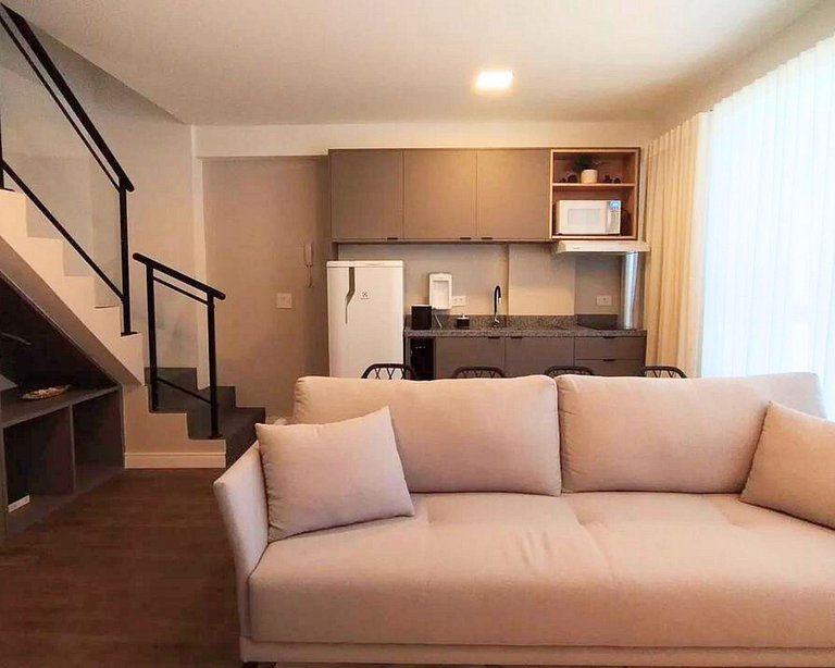 Apartamento Duplex 1 cama casal
