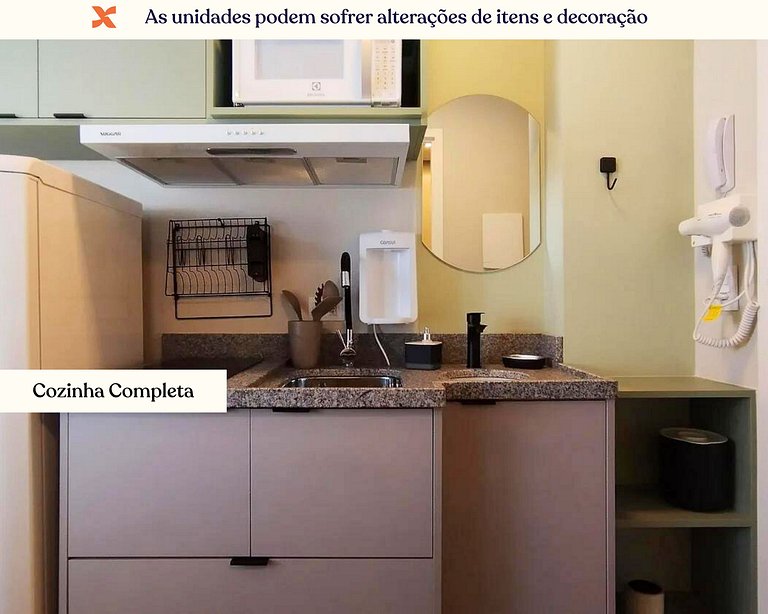 Studio versátil novinho, Alto da Glória, Curitiba