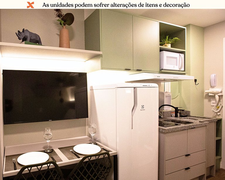 Studio versátil novinho, Alto da Glória, Curitiba