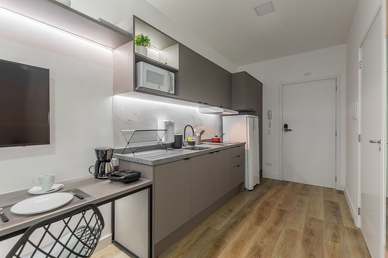 Studio novinho em Curitiba- Prado Velho- Plano mensal