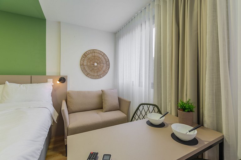 Studio em Curitiba- Prado Velho- Plano mensal