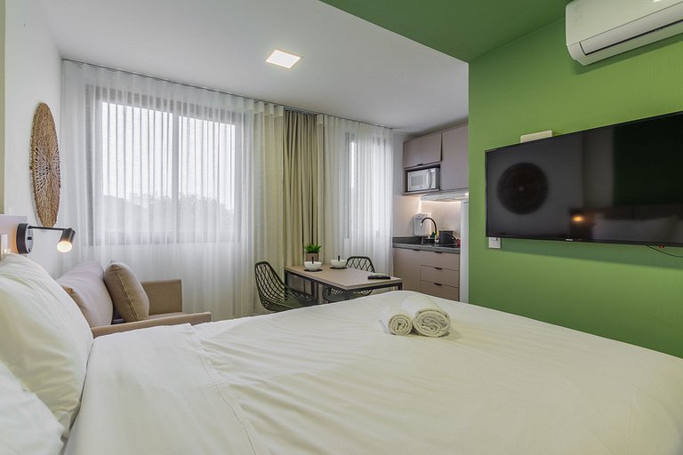 Studio em Curitiba- Prado Velho- Plano mensal