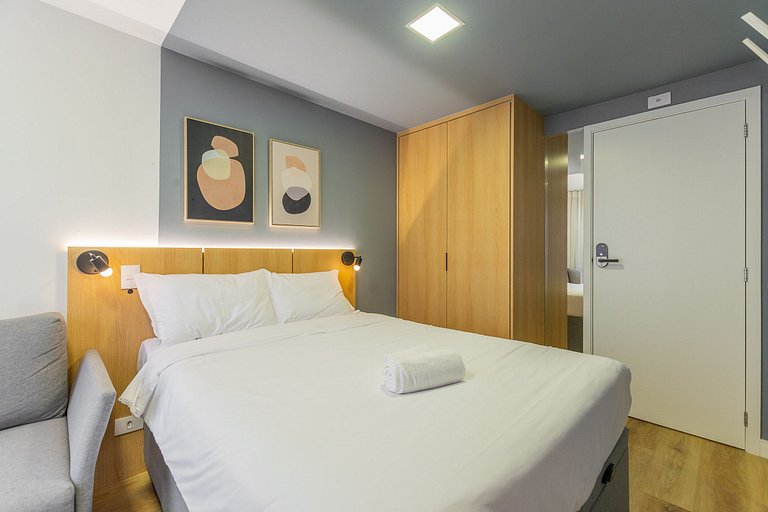 Studio Plus em Curitiba. Prado Velho- Plano mensal