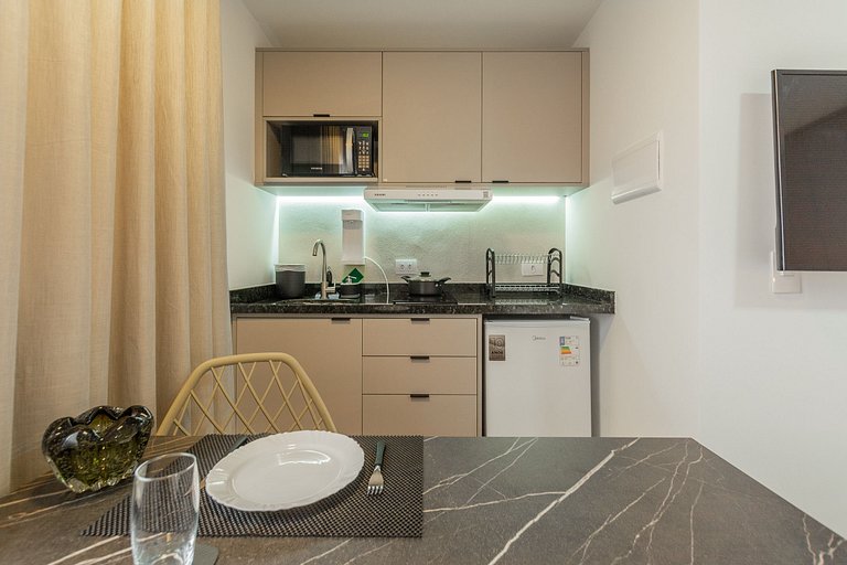 Studio Prime novinho em Curitiba, Prado Velho- Plano mensal
