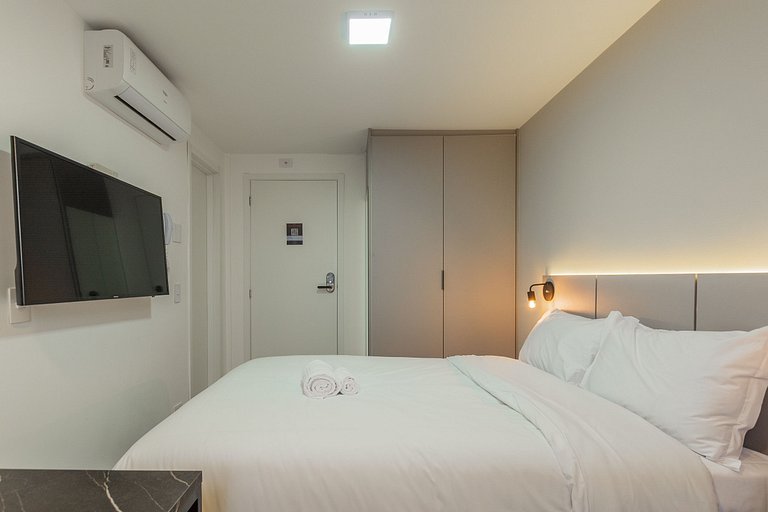 Studio Prime novinho em Curitiba, Prado Velho- Plano mensal
