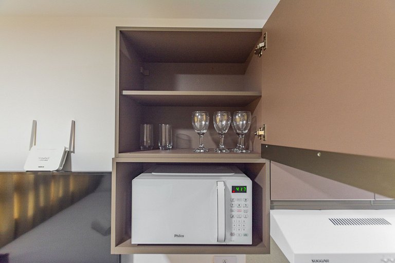 Studio compacto 1 cama de casal