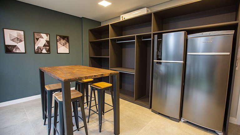 Studio compacto 1 cama de casal