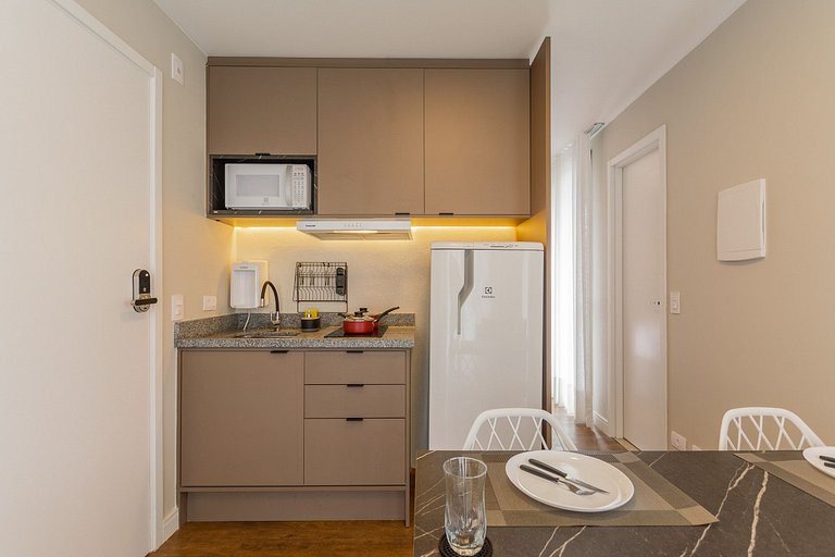 Apto 1 quarto Plus para locação, Já mobiliado!