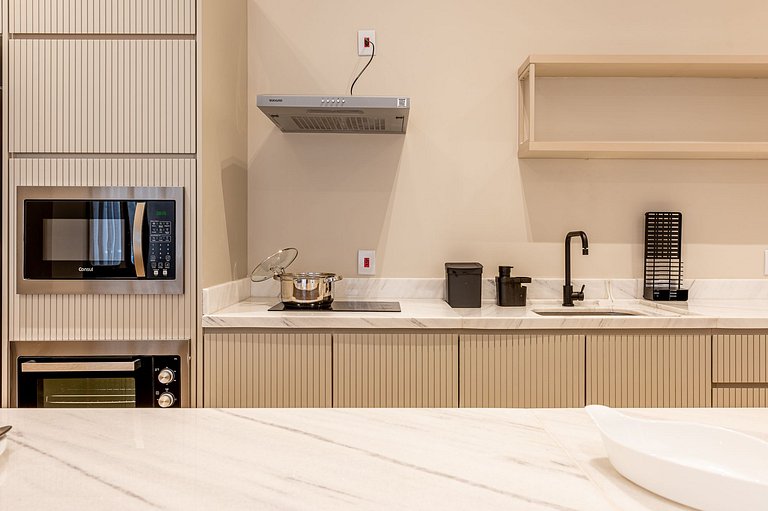 Studio conforto com vista