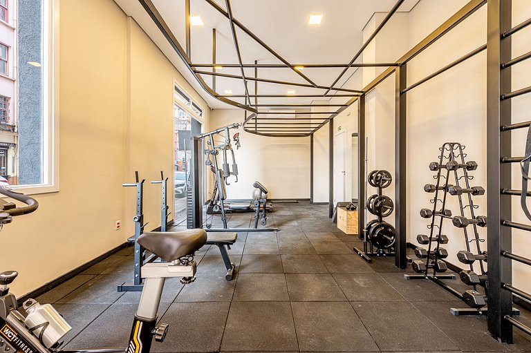 Studio conforto com vista