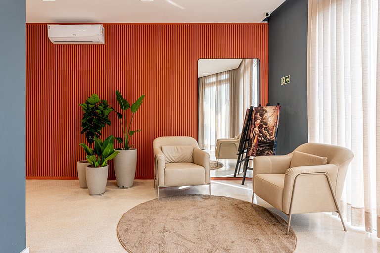Studio conforto com vista