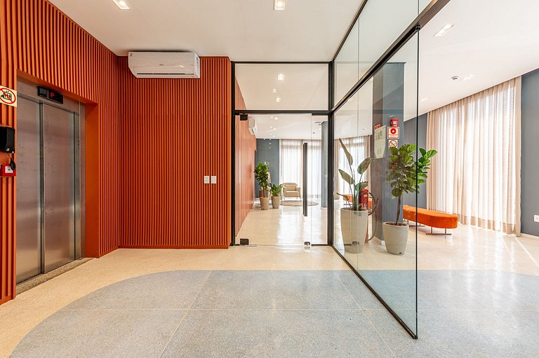 Studio conforto com vista