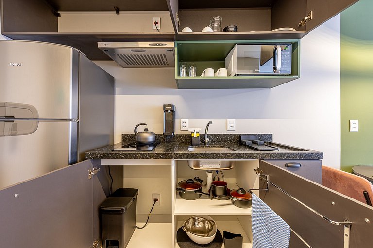 Studio em Porto Alegre, Centro Histórico- Contas inclusas