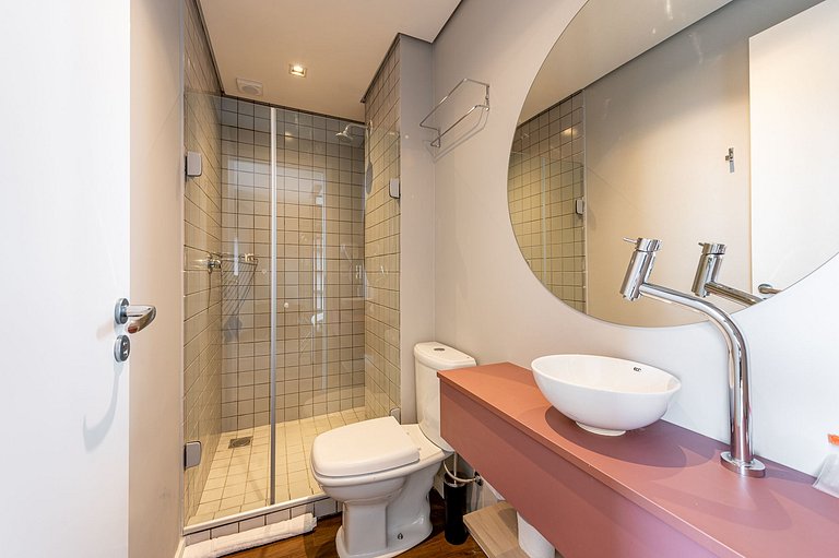 Studio conforto com vista
