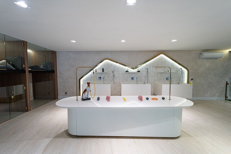 Apartamento com 2 suítes e máquina de lavar