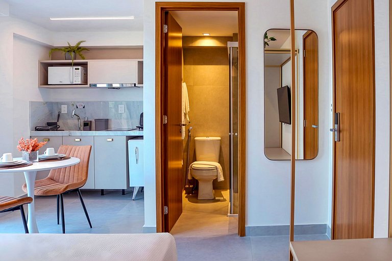 Estudio Comfort con Balcón - Vista Parcial Mar