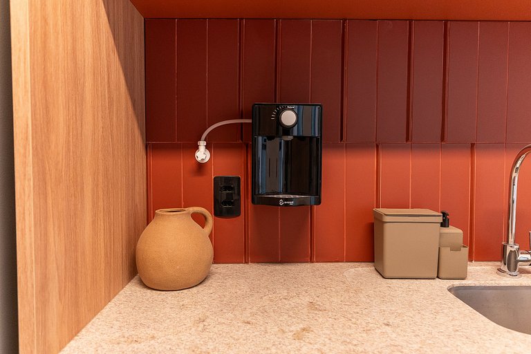 Studio Luxo com closet