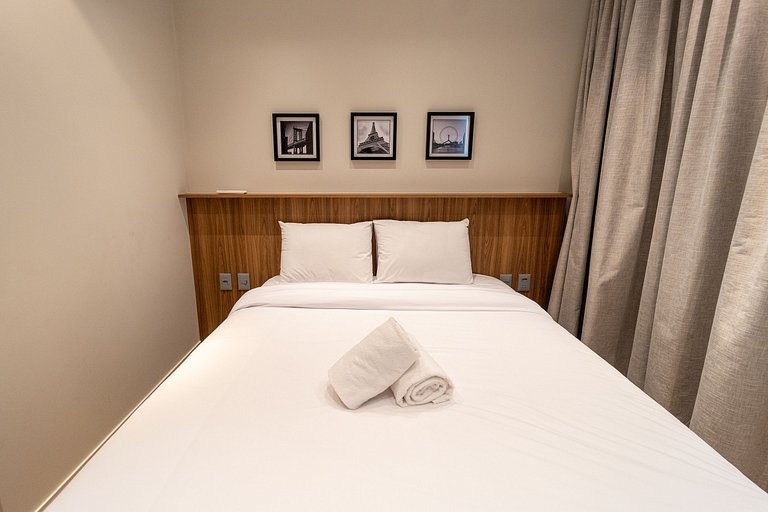 Apartamento com 2 suítes e máquina de lavar