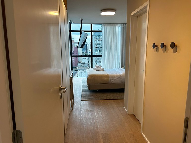 Apartamento 2 suites vista mar