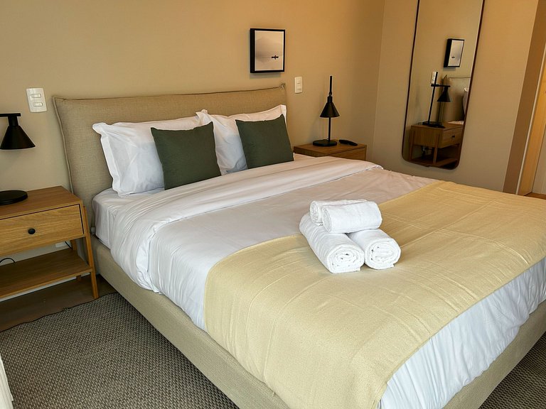 Apartamento 2 suites vista mar