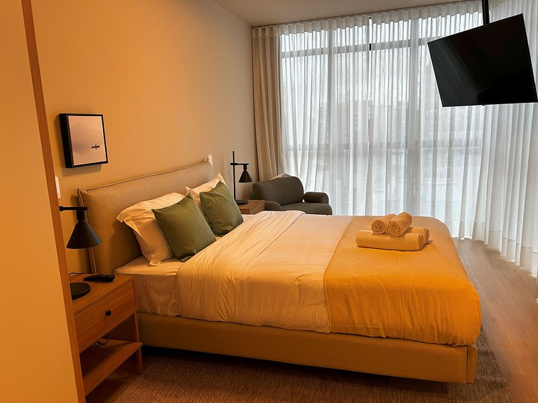 Apartamento 2 suites vista mar