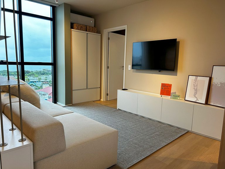 Apartamento 2 suites vista mar