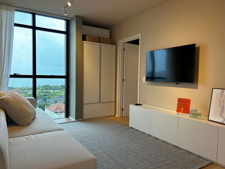 Apartamento 2 suites vista mar