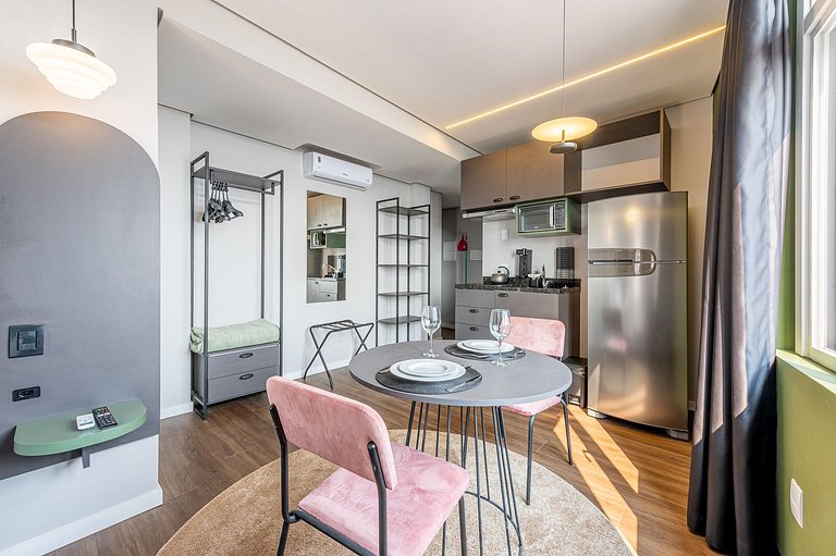 Studio Conforto com Vista para locação em Porto Alegre
