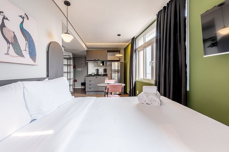 Studio Conforto com Vista para locação em Porto Alegre