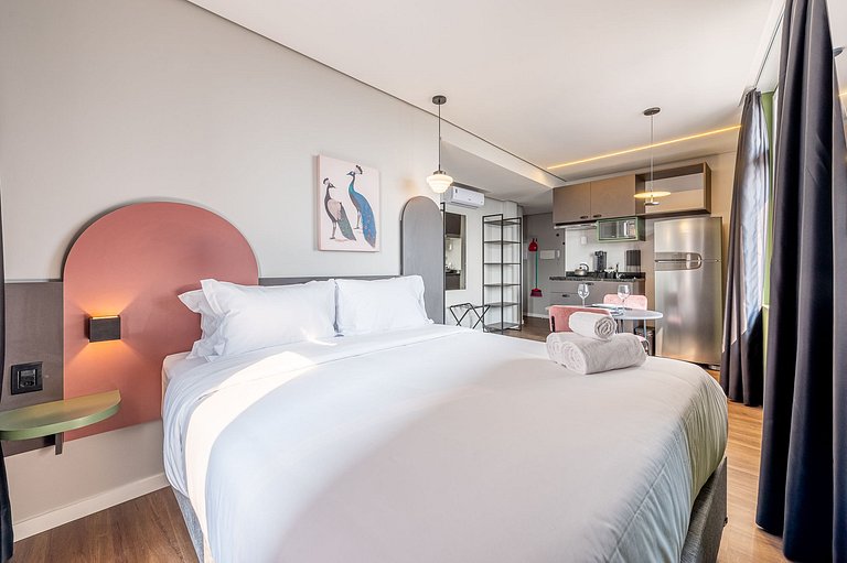 Studio Conforto com Vista para locação em Porto Alegre