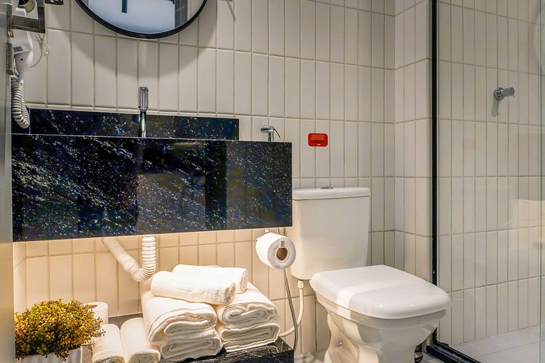 Studio Premium com sacada