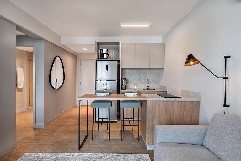Apartamento 1 quarto com Garden