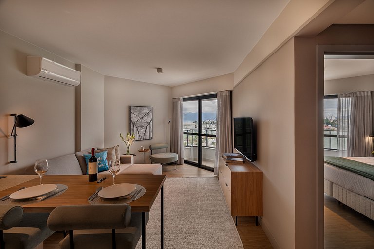 Apartamento 1 quarto com Garden