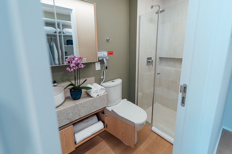 Apartamento 2 suites vista mar
