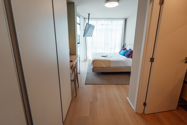 Apartamento 2 suites vista mar
