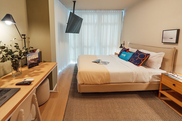 Apartamento 2 suites vista mar