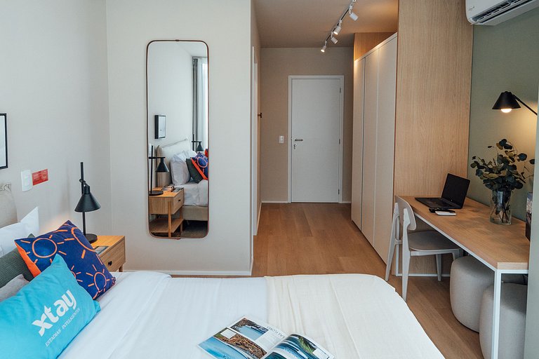 Apartamento 2 suites vista mar
