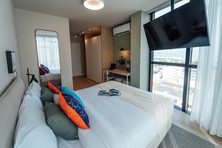 Apartamento 2 suites vista mar