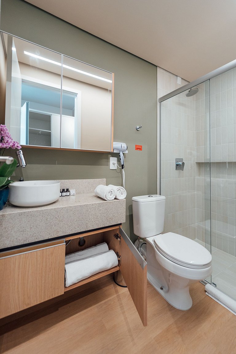 Apartamento 2 suites vista mar