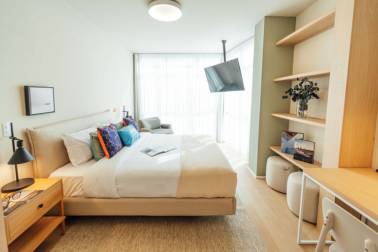 Apartamento 2 suites vista mar