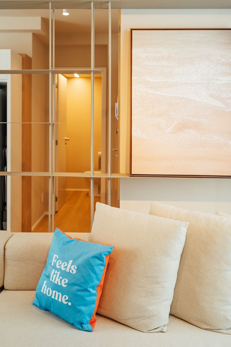 Apartamento 2 suites vista mar