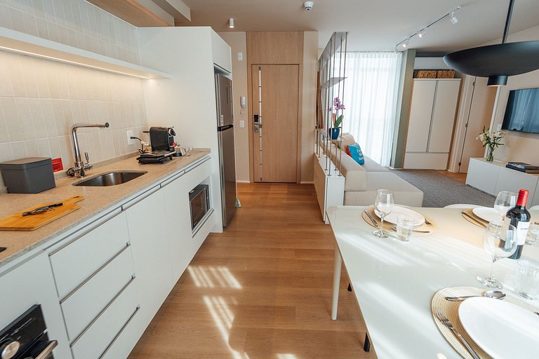 Apartamento 2 suites vista mar
