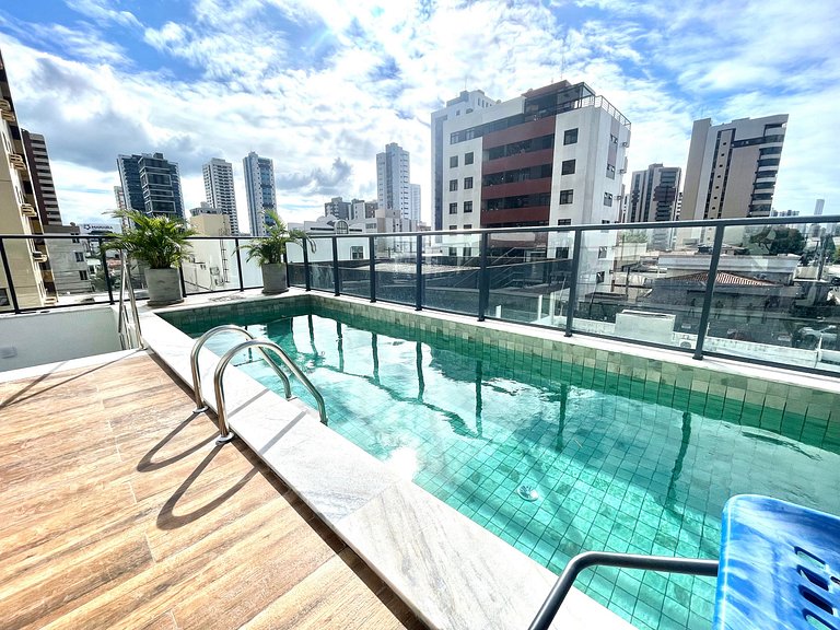 Studio Premium com sacada